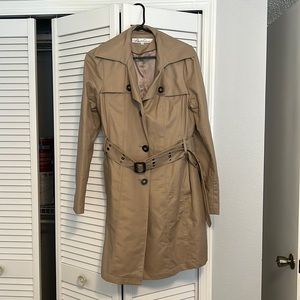Cute Kenneth Cole khaki trench coat